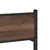 Produktbild 8 för Sängram utan madrass metall brun ek 100x200 cm