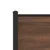 Produktbild 9 för Sängram utan madrass metall brun ek 107x203 cm