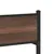Produktbild 8 för Sängram utan madrass metall brun ek 120x190 cm