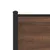 Produktbild 9 för Sängram utan madrass metall brun ek 120x190 cm