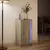 Produktbild 5 för Skänk med LED sonoma-ek 42,5x34x85 cm konstruerat trä