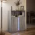 Produktbild 5 för Skänk med LED grå sonoma 77x34x100 cm konstruerat trä