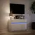 Produktbild 5 för Tv-bänk med LEDs vit 91x34x61 cm konstruerat trä