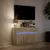 Produktbild 5 för Tv-bänk med LEDs sonoma-ek 91x34x61 cm konstruerat trä