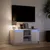 Produktbild 5 för Tv-bänk med LEDs vit 100x34x50 cm konstruerat trä