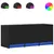 Produktbild 2 för Tv-bänk med LEDs svart 97x34x40 cm konstruerat trä