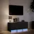 Produktbild 5 för Tv-bänk med LEDs svart 97x34x40 cm konstruerat trä