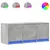 Produktbild 2 för Tv-bänk med LEDs betonggrå 97x34x40 cm konstruerat trä