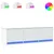 Produktbild 2 för Tv-bänk med LEDs vit 140x34x40 cm konstruerat trä