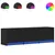 Produktbild 2 för Tv-bänk med LEDs svart 140x34x40 cm konstruerat trä