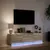 Produktbild 5 för Tv-bänk med LEDs sonoma-ek 140x34x40 cm konstruerat trä