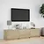 Produktbild 4 för Tv-bänk med LEDs sonoma-ek 165x34x40 cm konstruerat trä