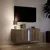 Produktbild 5 för Väggmonterad tv-bänk LED sonoma-ek 80x31x35 cm