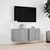 Produktbild 4 för Väggmonterad tv-bänk LED grå sonoma 80x31x35 cm