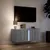 Produktbild 5 för Väggmonterad tv-bänk LED grå sonoma 80x31x35 cm