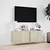 Produktbild 4 för Väggmonterad tv-bänk LED sonoma-ek 100x31x35 cm