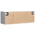 Produktbild 8 för Väggmonterad tv-bänk LED grå sonoma 100x31x35 cm