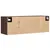 Produktbild 8 för Väggmonterad tv-bänk LED brun ek 100x31x35 cm