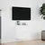 Produktbild 4 för Väggmonterad tv-bänk LEDs vit 41x31x45 cm