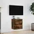 Produktbild 4 för Väggmonterad tv-bänk LED rökfärgad ek 41x31x45 cm