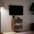Produktbild 5 för Väggmonterad tv-bänk LED rökfärgad ek 41x31x45 cm