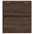 Produktbild 6 för Väggmonterad tv-bänk LED 2 st brun ek 41x31x45 cm