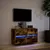 Produktbild 5 för Väggmonterad tv-bänk LEDs rökfärgad ek 80x31x45 cm