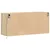Produktbild 8 för Väggmonterad tv-bänk LEDs sonoma-ek 100x31x45 cm