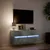 Produktbild 5 för Väggmonterad tv-bänk LEDs betonggrå 100x31x45 cm