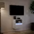 Produktbild 5 för Väggmonterad tv-bänk LEDs vit 41x31x45 cm