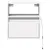 Produktbild 6 för Väggmonterad tv-bänk LED 2 st vit 41x31x45 cm