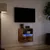 Produktbild 5 för Väggmonterad tv-bänk LED rökfärgad ek 41x31x45 cm