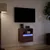 Produktbild 5 för Väggmonterad tv-bänk LED brun ek 41x31x45 cm
