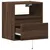 Produktbild 9 för Väggmonterad tv-bänk LED 2 st brun ek 41x31x45 cm