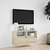 Produktbild 4 för Väggmonterad tv-bänk LEDs sonoma-ek 80x31x45 cm