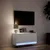 Produktbild 5 för Väggmonterad tv-bänk LEDs vit 80x31x35 cm
