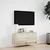 Produktbild 4 för Väggmonterad tv-bänk LED sonoma-ek 80x31x35 cm