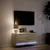 Produktbild 5 för Väggmonterad tv-bänk LED sonoma-ek 80x31x35 cm