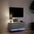 Produktbild 5 för Väggmonterad tv-bänk LED grå sonoma 80x31x35 cm