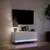 Produktbild 5 för Väggmonterad tv-bänk LEDs vit 100x31x35 cm