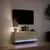Produktbild 5 för Väggmonterad tv-bänk LED sonoma-ek 100x31x35 cm