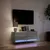 Produktbild 5 för Väggmonterad tv-bänk LED grå sonoma 100x31x35 cm