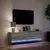 Produktbild 5 för Väggmonterad tv-bänk LED grå sonoma 140x31x38 cm