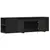 Produktbild 9 för Väggmonterad tv-bänk LEDs svart 135x31x39,5 cm