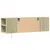 Produktbild 8 för Väggmonterad tv-bänk LED sonoma-ek 135x31x39,5 cm