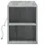 Produktbild 7 för Väggmonterad tv-bänk LED grå sonoma 135x31x39,5 cm