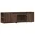 Produktbild 9 för Väggmonterad tv-bänk LED brun ek 135x31x39,5 cm