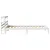 Produktbild 5 för Sängram utan madrass vit 90x190 cm massiv furu