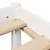 Produktbild 9 för Sängram utan madrass vit 100x200 cm massiv furu