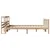 Produktbild 5 för Sängram utan madrass 140x190 cm massiv furu